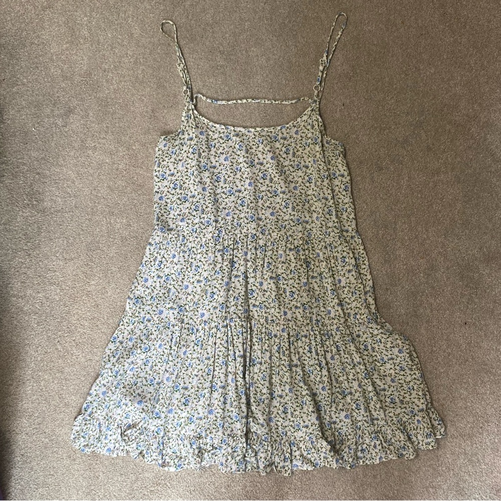 Forever 21 Floral Low Back Mini Dress Size M